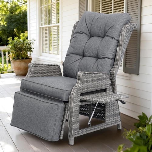 Rattan lounge stuhl mit - rattan,