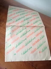 DDR Vintage delikat Verpackung Papier Packpapier HO Konsum Ostalgie 60er 50x30cm