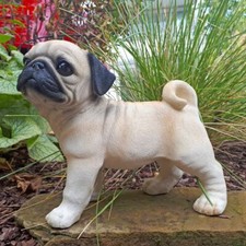 Deko Mops Hund Figur