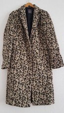 Mantel Damen Winter Lang von Primark Größe S Farbe bunt Leoparden Muster