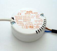 Elektronischer Mini Halogentrafo Halogen Trafo Rundtrafo Einbau rund 70W 12V