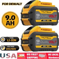 2X 9Ah for DeWalt FLEXVOLT