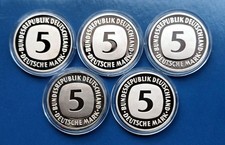 BRD 5 x 5 DM 1995 ADFGJ -