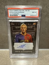Eidur Gudjohnsen /99 Topps Triplete Auto Autograph Autogramm FC Barcelona