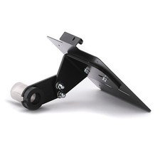 Seitlicher Kennzeichenhalter S für Harley Davidson Softail 18-22 schwarz gebrauc