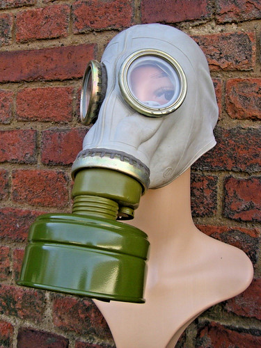 Nva gasmaske abc latex - gasmaske,