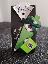 Geschenkbox zur Einschulung - Geldgeschenk in Form eines Sacko (5137)