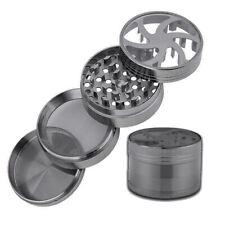 Grinder Crusher | ⌀ 5 cm | Anthrazit | Metall | Helix Design Tabak Kräuter Mühle