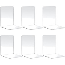 6 Teiliges Acryl Buchstützen