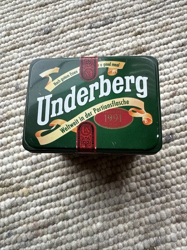Alte blechdose underberg 1991 - ,