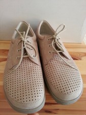 Neu Natural Feet Halbschuhe Gr 36 Velourleder Einlegesohlen beige Germany 163€