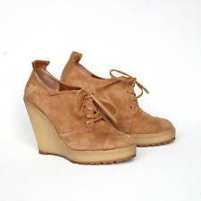 Zara Leder Stiefeletten 36 Braun Stiefel Damen Boots Damenschuhe Wildleder .