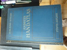 Atlas :Andrees Handatlas 5.Aufl. Jubuläumsauflage 1911 Top