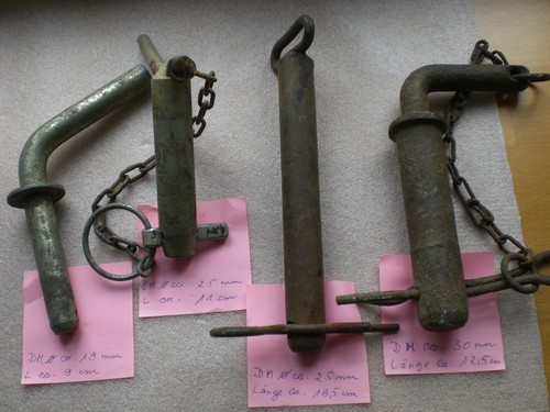 Alte steckbolzen für traktor - steckbolzen,