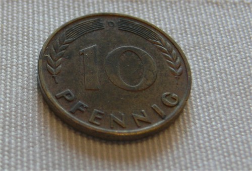 Pfennig 1950 deutschland - pfennig, d