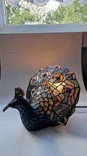 Tiffany Pfauen-Lampe, kunstvolle Handarbeit, Einzelstück