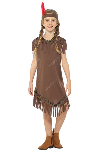 Mädchen indianer kostüm - mädchen,