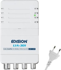 EDISION LIA-301 Hausanschlussverstärker UHF/VHF, 5-20db, 98dBmV [B-Ware]