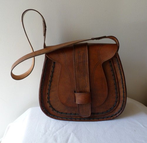 Vintage tasche hartleder - vintage, dick