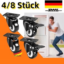 4/8 Stück Transportrollen mit