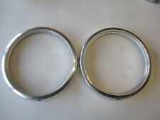 Opel Rekord A Chrom Blende Lampenring Scheinwerferring links rechts SET Original