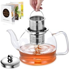 Transparente 1,5L Teekanne mit