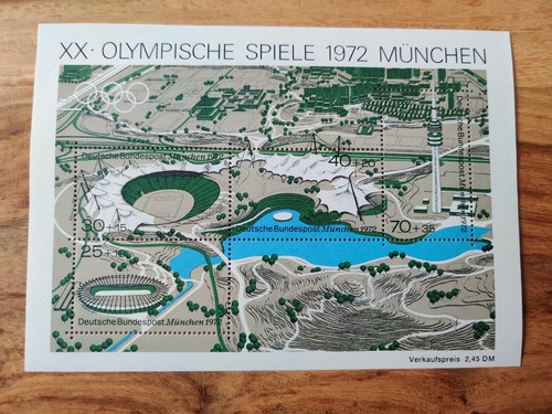 Bund brief mit - olympia, block