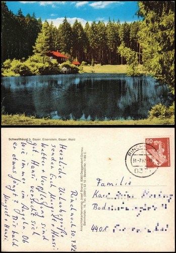 Ansichtskarte bayerisch - ansichtskarte,