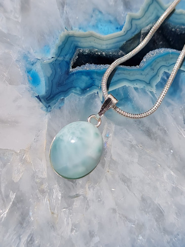 Larimar anhänger - larimar,