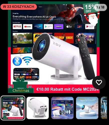Projektor smart hd - projektor, led