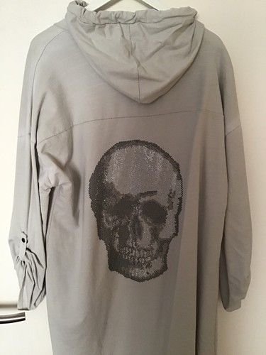 Mega sweat longjacke kapuze - mega,