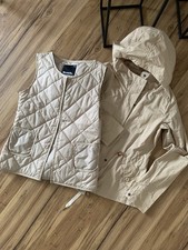 Bench Damen Jacke mit Weste  Windjacke Übergangsjacke Kapuze Gr. S