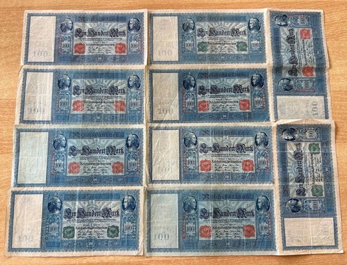 Konvolut 100 mark 1910 - konvolut,
