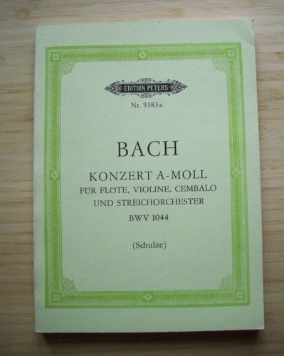 Bach konzert moll - *,