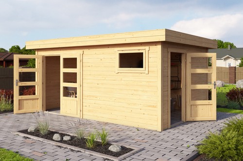 Gartenhaus holz 28mm samuel - holz,