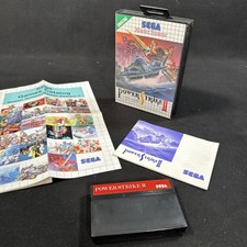 Power Strike 2 für SEGA Master System Manual/Tested 1993 Sehr Selten