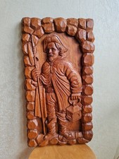 Holzbild geschnitzt