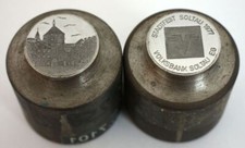 Historischer Prägestempel Soltau Logo Medaille Münze Unikat  Taler  Nr.258-141