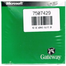 Microsoft Works Suite CD 2K DE von Gateway NEU und OVP eingeschweißt