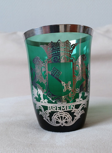 Wasserglas andenkenglas grün - andenkenglas,