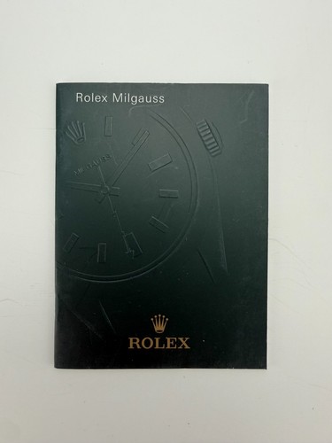 Rolex milgauss booklet 2008 - rolex, 1.2008