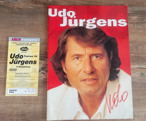 Udo jürgens tourneebook - tourneebook, 1994