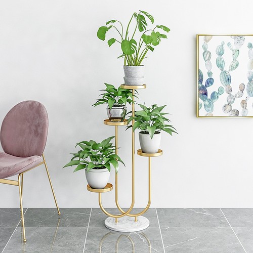 Moderner goldener botanischer