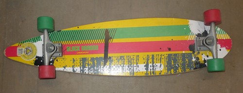 Longboard skateboard black - longboard,
