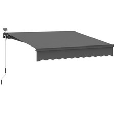 Klemmmarkise mit Handkurbel