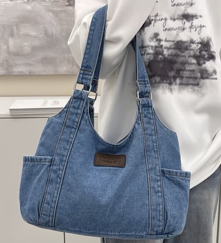 Elegante denim jeans - denim,