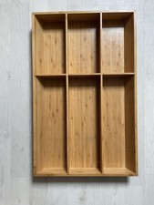 Ikea VARIERA Bambus Besteckkasten, 6 Fächer