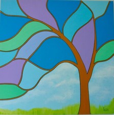 Bild, Malerei, Acryl, Leinwand