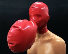 ☀️ LATEXTIL ☀️ - Latexmaske "MEGA-BLOW" - breath play mask - NEU / NEW