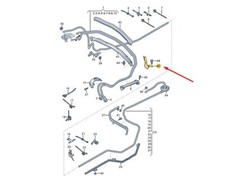 Audi A4 B9 Batteriekabelhalter